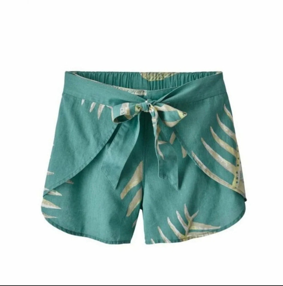 Patagonia Palms of My Heart Big: Dam Blue Shorts - Picture 6 of 6